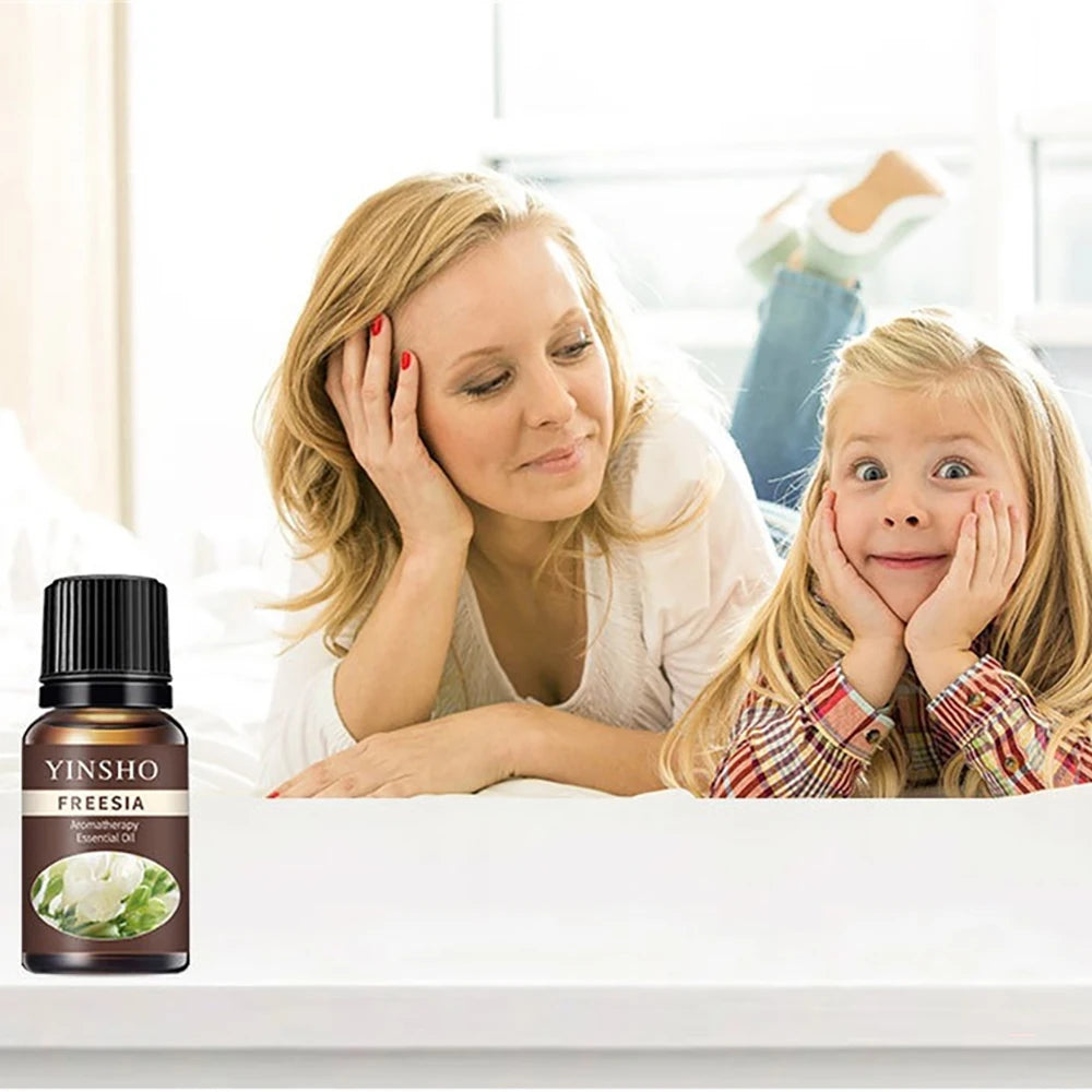 13 Flavors 10ml Essential Oils For Aroma Diffuser Air Humidifier Home Water-soluble DIY Versatile Deodorizing Spray Refresher