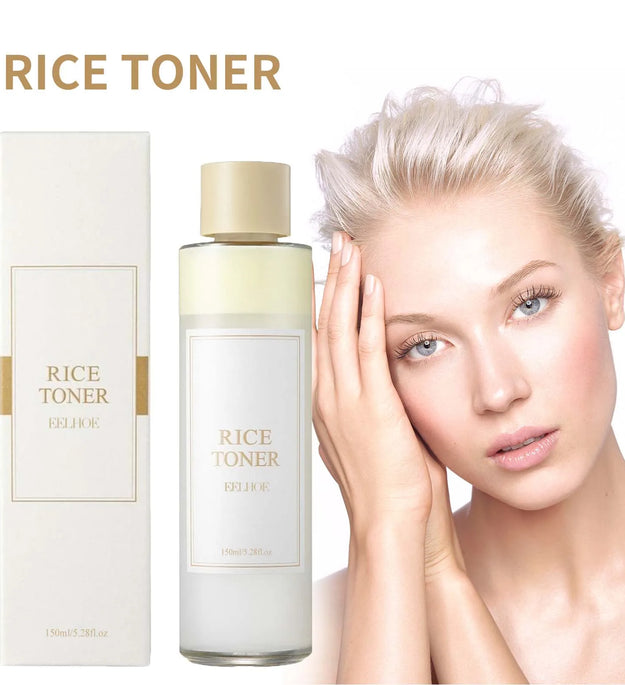 150ml Rice Toner Moisturizing Firming Skin Soothing Repairing Skin Barrier Nicotinamide Brightening Rice Facial Toner Skin Care