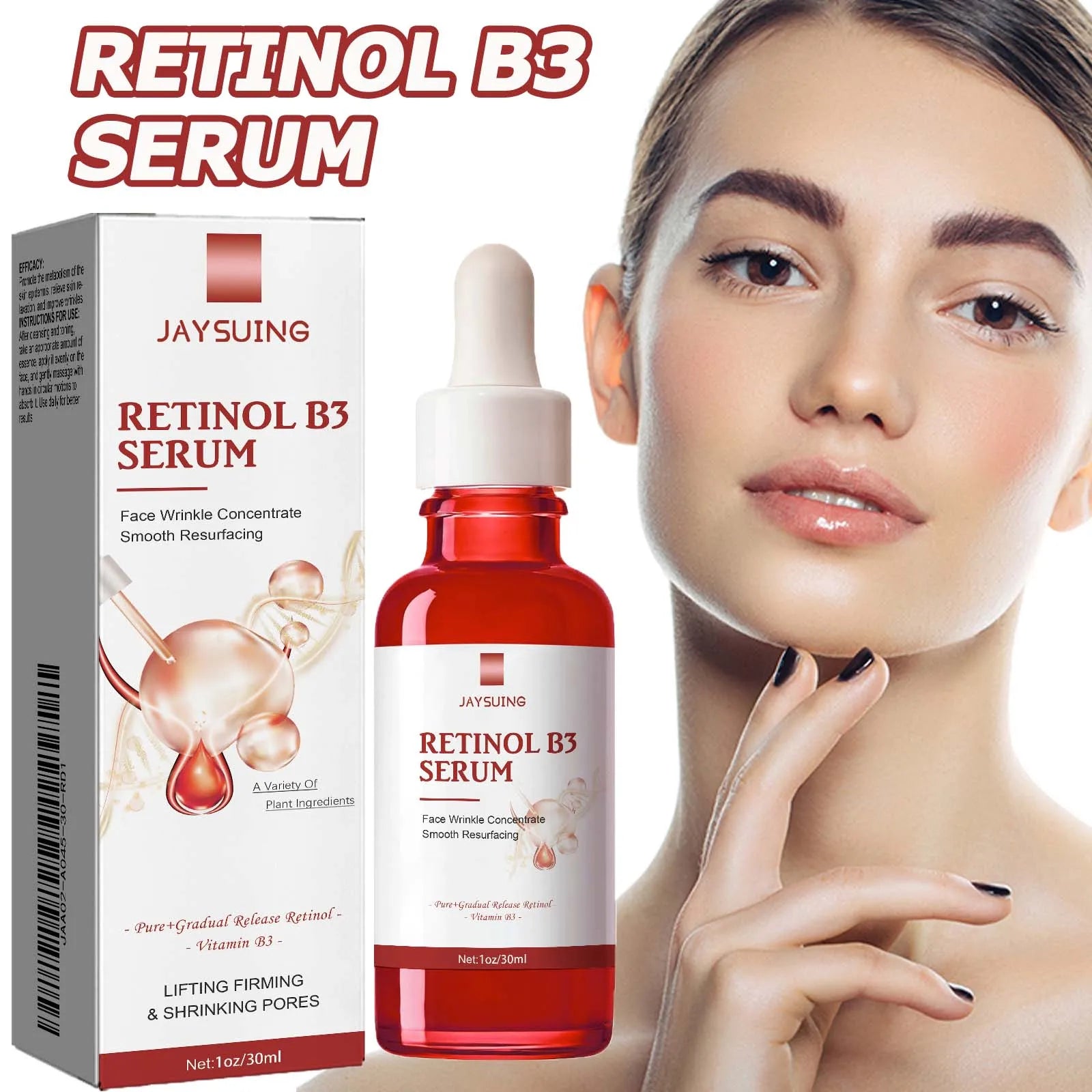 Retinol B3 Face Essence Deep Moisturizing Fade Fine Line Lifting Firming Repair Smooth Nourish Tighten Brighten Serum Skin Care - BlissFully