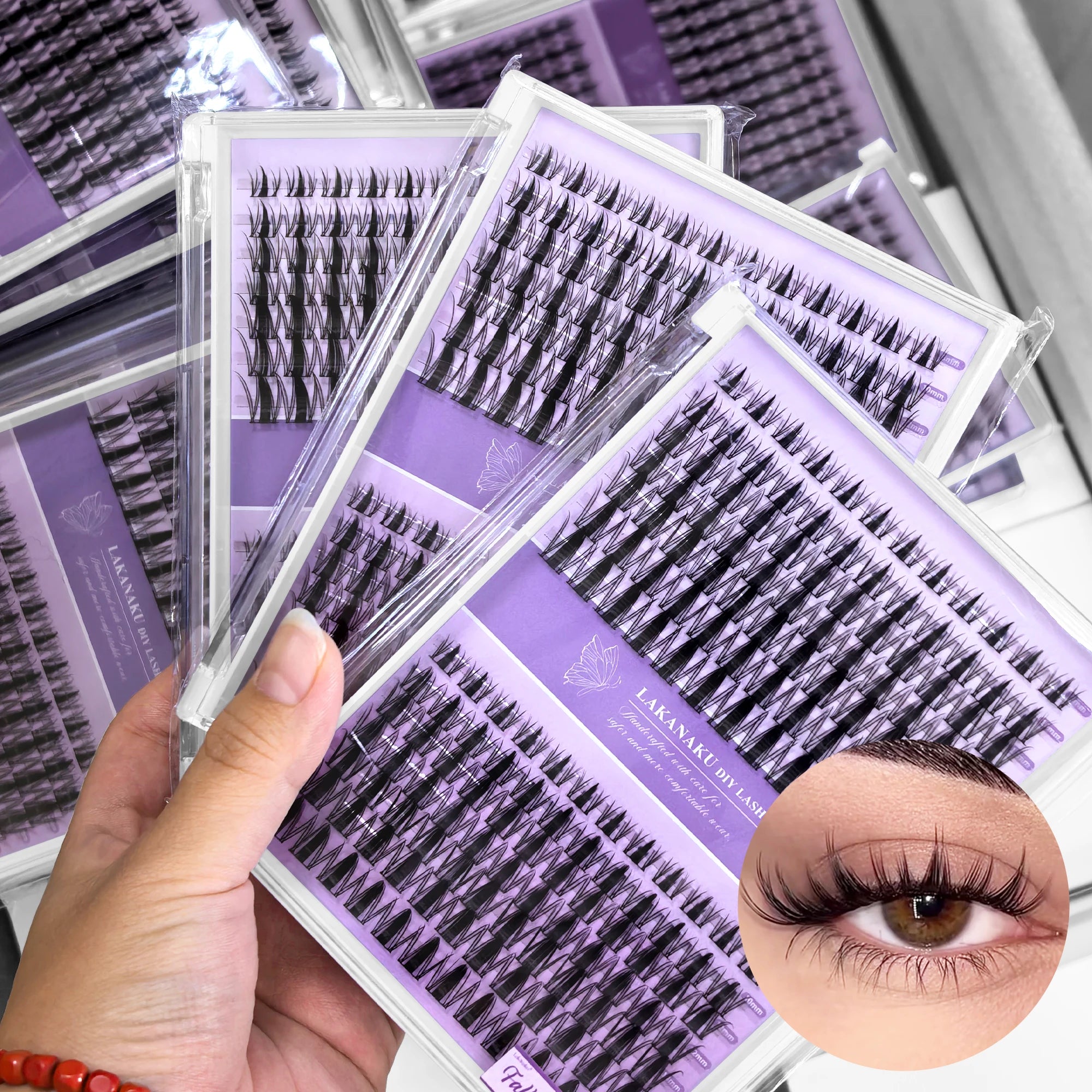 Spiky Manga Lashes Cluster Anime Eyelashes, Doll Eye Effect, Lightweight & Fluffy, Easy Application for Beginners Spiky Lashes