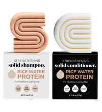 1-3PCS Rice Shampoo & Conditioner Bar Soild Soap for Hair Growth Strengthening Hair Clean Dandruff Nourish Moisturize Hair Care - BlissFully