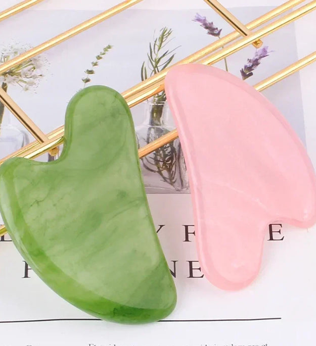 Guasha Beautiful Massage Beeswax Scraping Massage Scraper Face Massager Acupuncture Gua Sha Eye Face Board SPA Massage Tool
