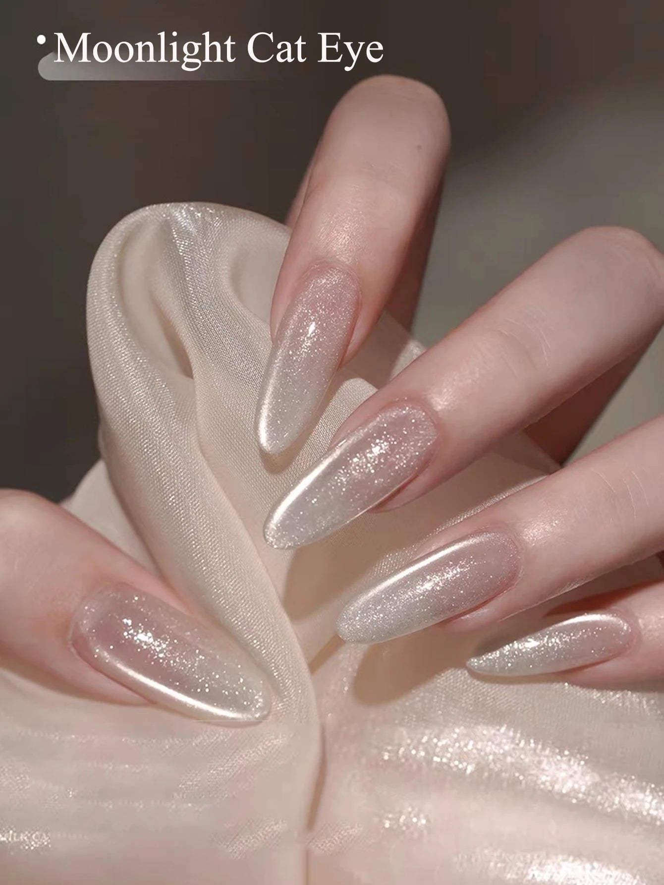 1-21pcs WS Japanese style Sparkling White Gel Nail Polish Fine Sparkling Pink Glitter Cat Eye Nail Gel Nail Art Home DIY