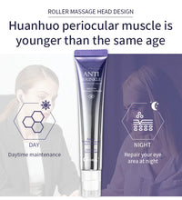 O'CHEAL Anti Wrinkle Anti Dark Circle Eye Cream Roller Massager Moisturizing Eye Bags Anti Aging Hyaluronic Acid Eye Skin Care - BlissFully