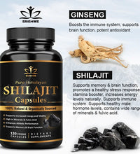 Himalaya Shilajit Capsule Original High in Trace Minerals& Fulvic Acid for Energy,Muscle Strength&Immunity, Endurance for Adult - BlissFully