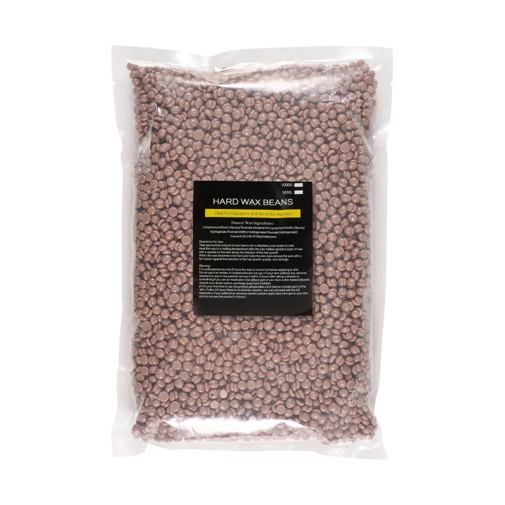 500g/Pack Wax Beans Depilatory Hot Film Pellet Removing Bikini Face Hair Legs Arm Hair Removal Bean Unisex Hair Removal