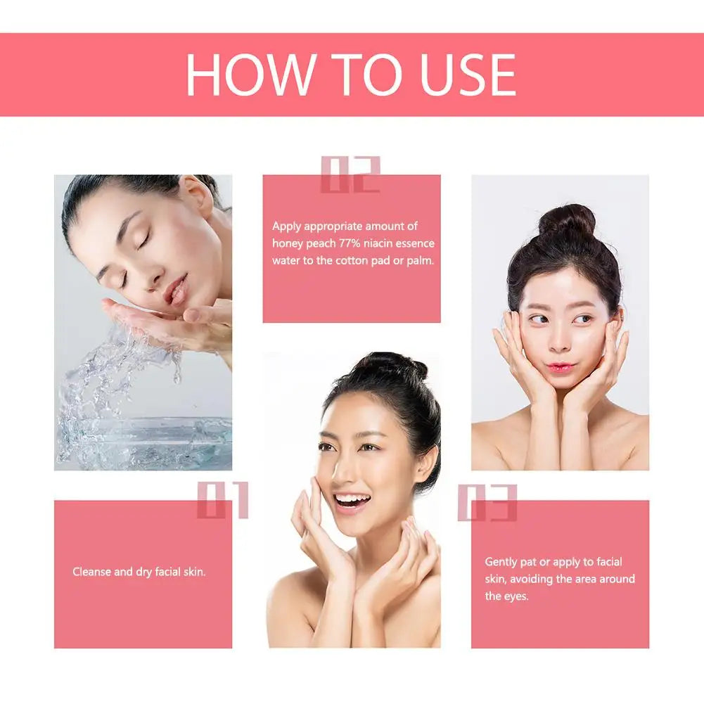 Anua Peach Niacin 77% Toner Niacinamide Essence Moisturizing, Spot Removing Nourishing Skin Daily Skincare Water 250ml