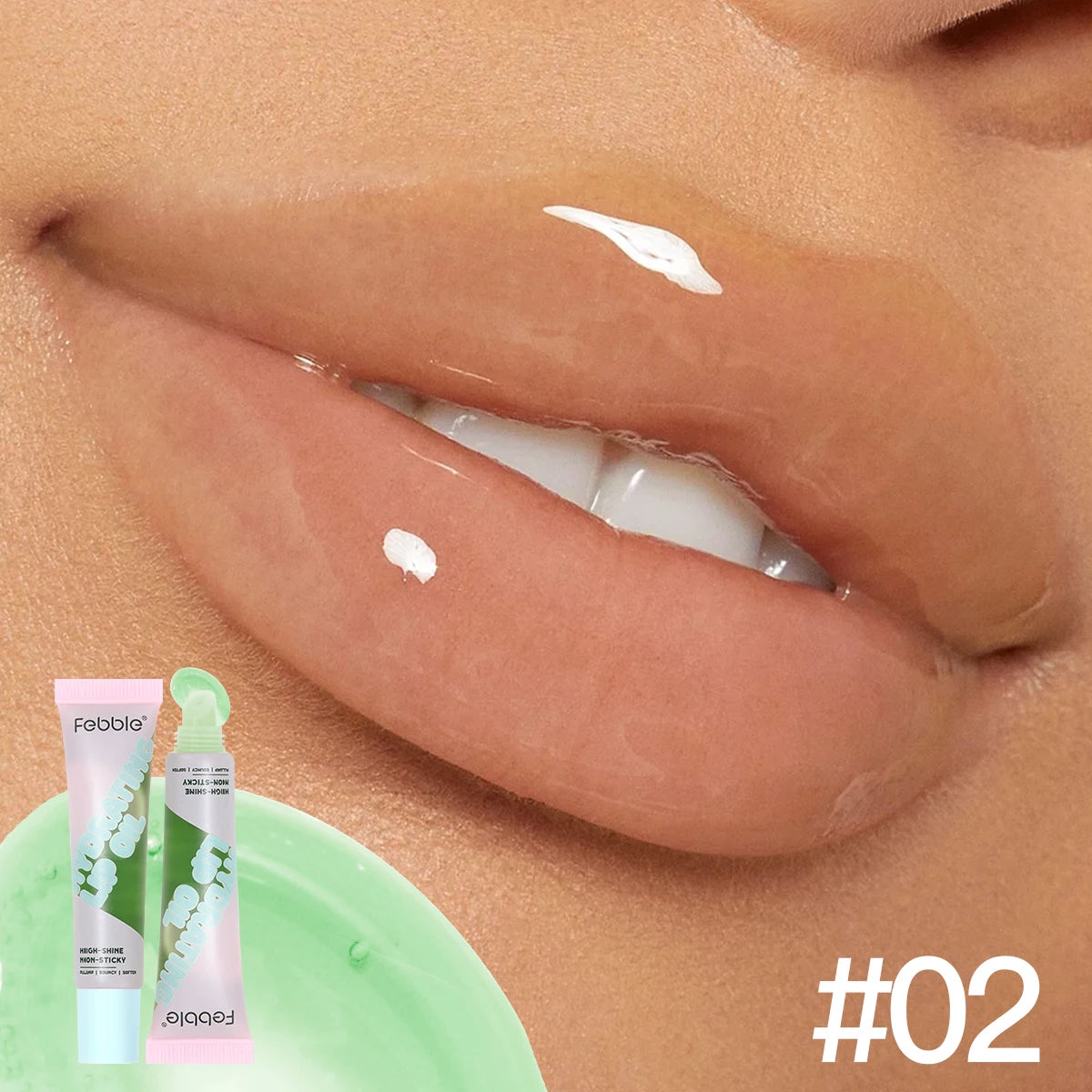 Febble 3 Color Hydrating Lip Oil Moisturizing Plump Lip Balm Fade Lip Line Lip Mask For Autumn And Winter Lip Care Tools