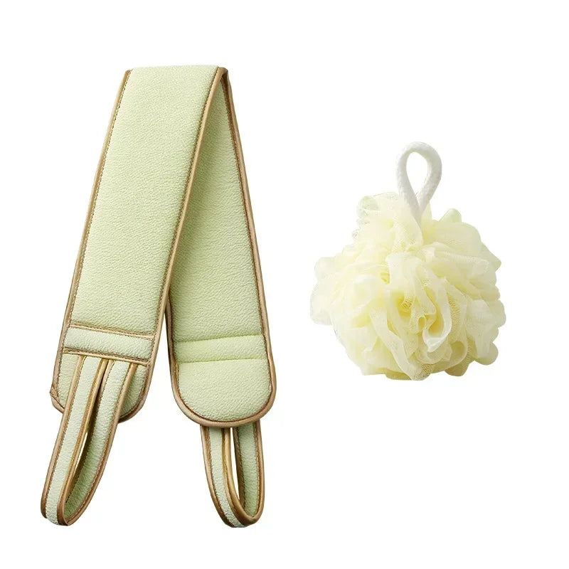 2/3Pcs Body Cleaning Washcloth Soft Brush Home Hotel Bathroom Shower Ball Back Scrubber Set Exfoliating Skin Towel Bath Gloves