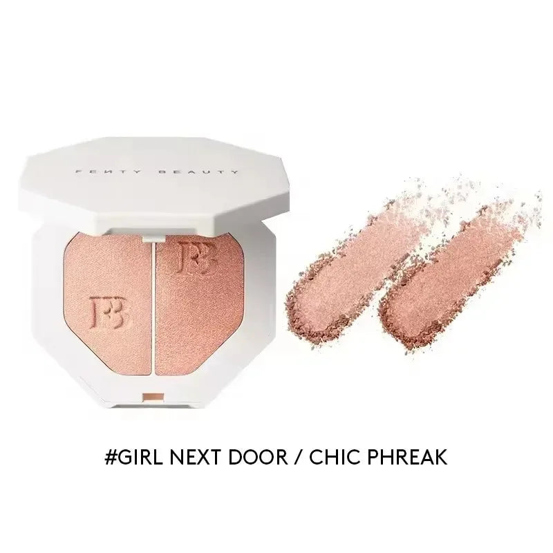Fenty Beauty Multi-color Contour Stick Concealer Facial Matte 3D Diamond Highlight Non Fading Water Gloss Lip Glaze Gloss Makeup