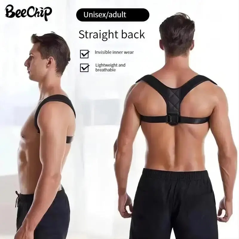 Back Posture Correction Belt Hunchback Prevention Correction of Sitting Posture Unisex Breathable Body Shaping - BlissFully