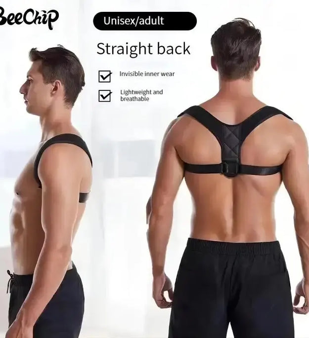 Back Posture Correction Belt Hunchback Prevention Correction of Sitting Posture Unisex Breathable Body Shaping - BlissFully