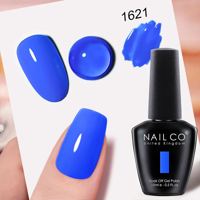NAILCO 15ml Hema/TPO Free UV Gel Nail Polish Nail Art Manicure Nail Professionals Base Top Varnish Semi Permanent Vernis Nail
