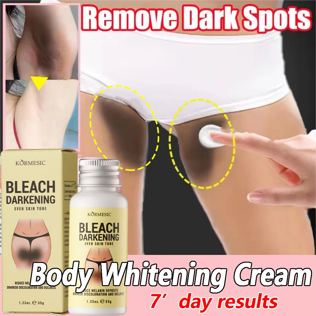Whitening Body Cream Private Parts Underarm Bleaching Serum Whiten Butt Knee Brighten Inner Thigh Intimate Dark Remove Melanin