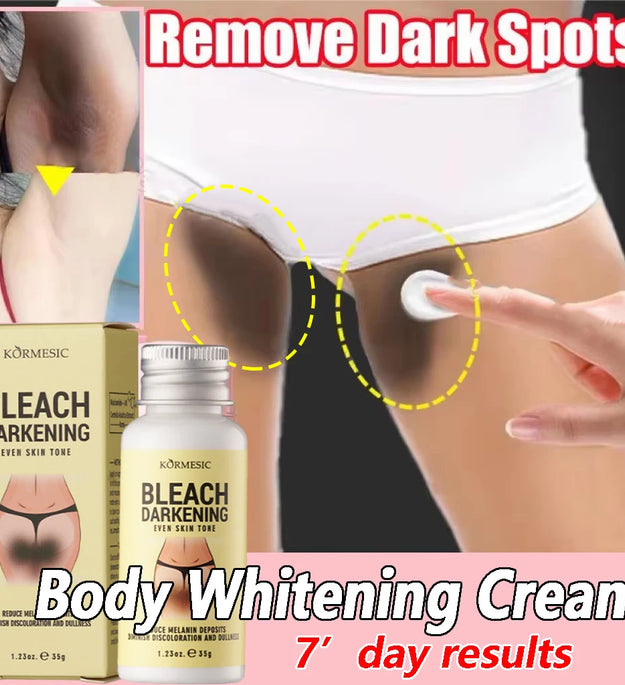 Whitening Body Cream Private Parts Underarm Bleaching Serum Whiten Butt Knee Brighten Inner Thigh Intimate Dark Remove Melanin