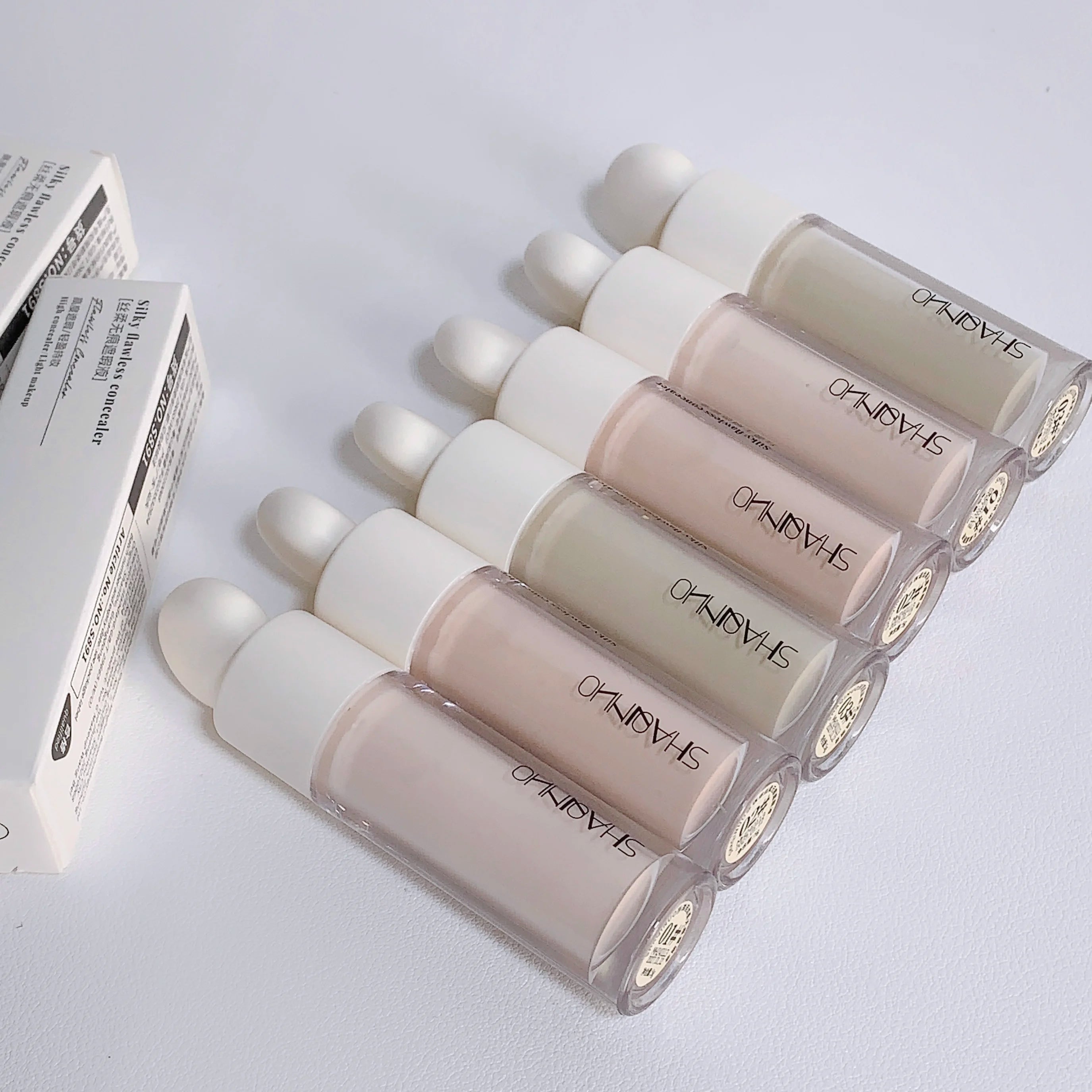 3 Colors Silky Concealer Concealer Cover Acne Marks Spots Dark Eye Circles Face Brightening Skin Whitening Concealer