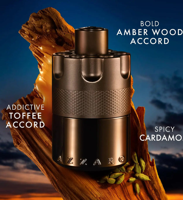 Azzaro Eau De Parfum Intense - Fougère, Ambery & Spicy Fragrance for Date Night - Lasting Wear - Luxury Perfumes for Men