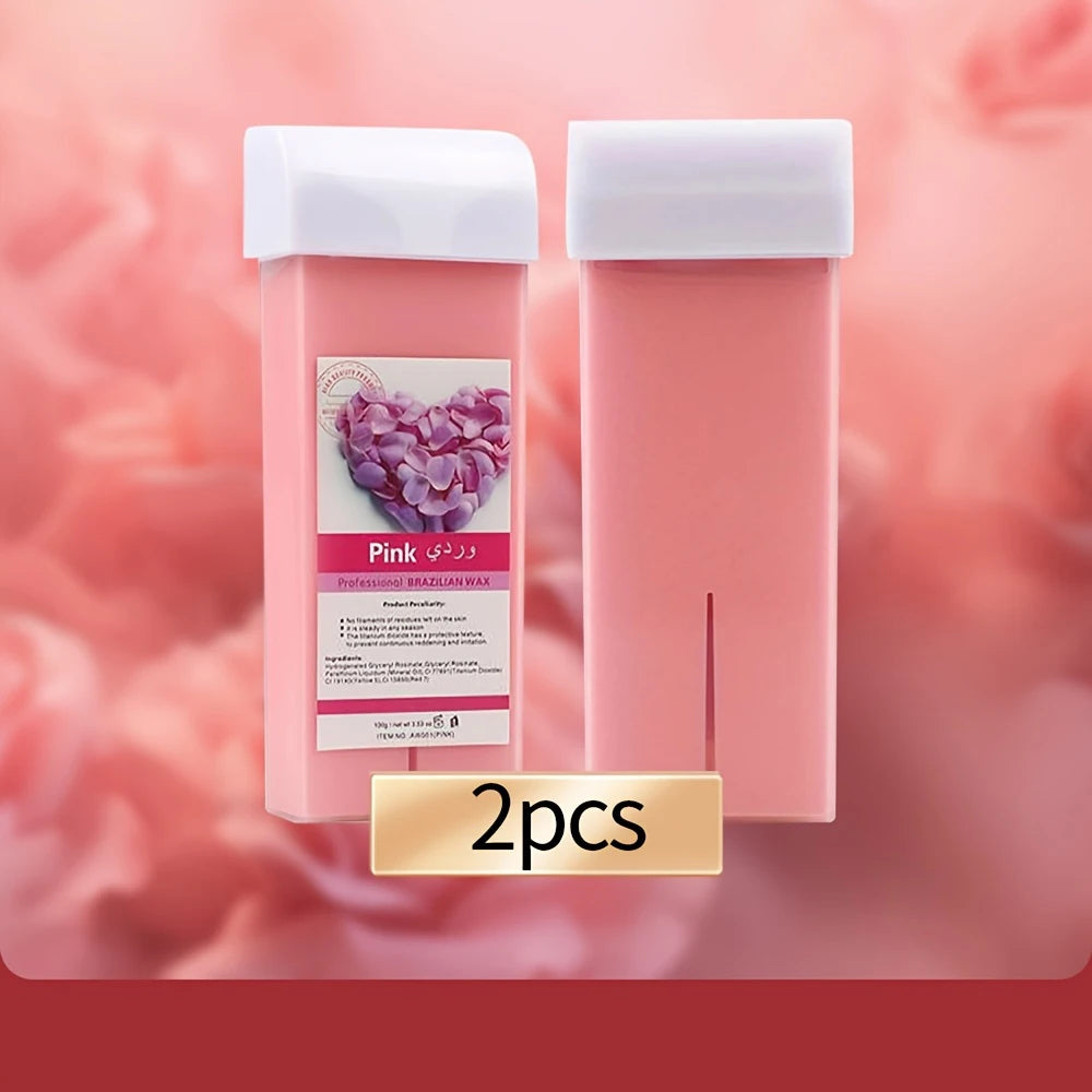 Painless Hair Removal Wax Cartridge Depilatory Wax Warmer Lavender Roll on Wax Wax Roller Refill For Bikini Body Hair Removal