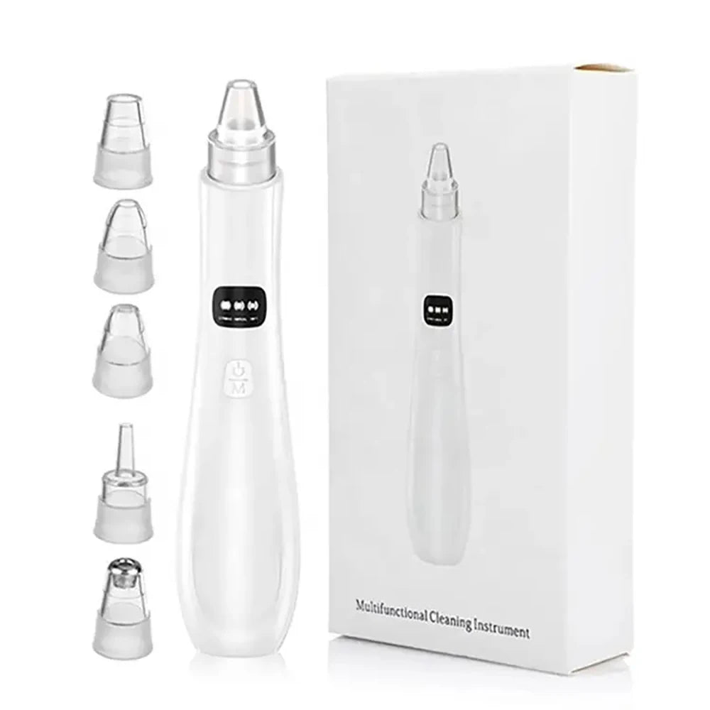 3-Suction Mode Facial Cleansing Device - Vacuum Pore Cleaner for Blackhead & Dead Skin Removal
