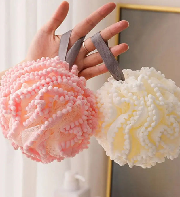 Bath Loofah Sponge Soft Mesh Shower Puff for Body Wash Bath Sponge Body Scrubber for Women & Men Body  Accessories