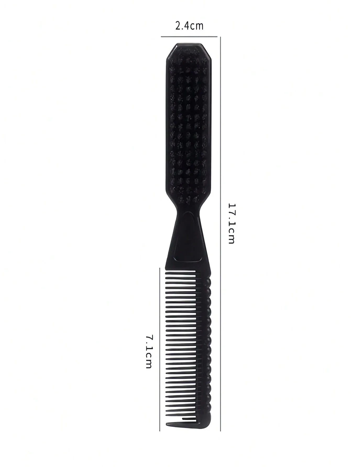2-In-1 Double-Sided Brush Set, Suitable For Children, Includes Hair Brush And Fine Comb, Ideal For Styling Baby Hair At Home