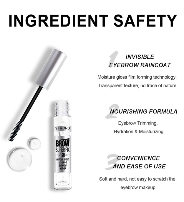 Waterproof Eyebrow Gel - Smudge-Proof, Long-Lasting Hold for a Natural Look - Ideal Valentines Day & Mothers Day Gift for Women