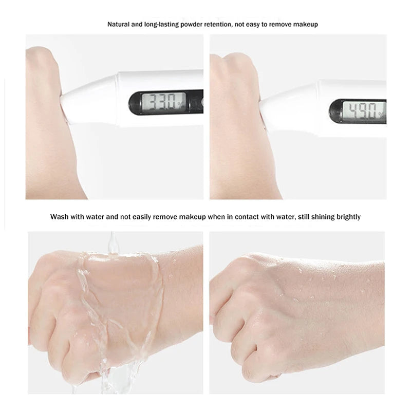 Air Cushion BB Cream Moisturizing Foundation Concealer Whitening Oil-control Waterproof Butterfly Powder Puff  Makeup Cosmetics - BlissFully