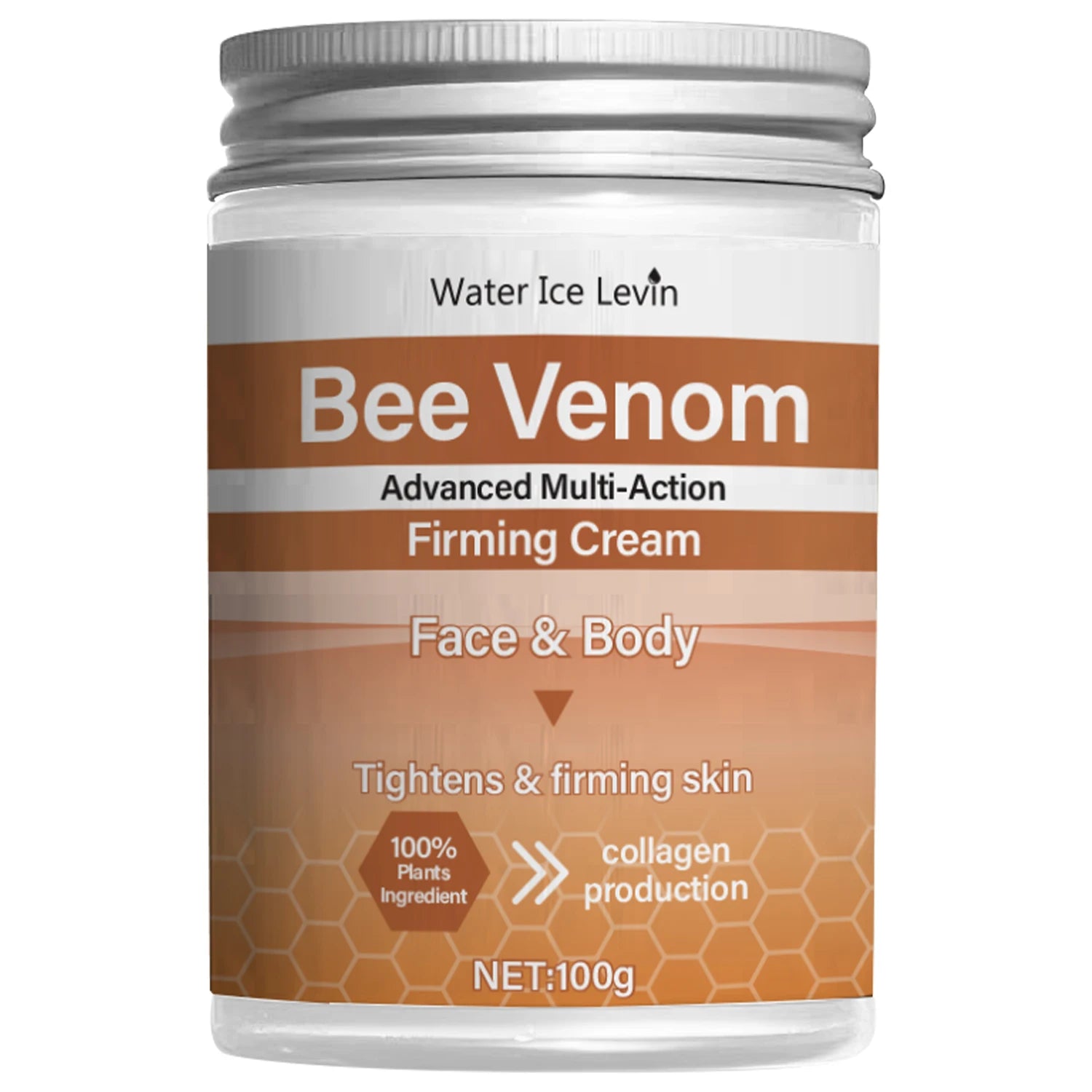 Bee Venom Firming Abdominal Cream - Plant-Based, Moisturizing and Moisturizing Contains Hyaluronic Acid Suitable for All Skin Types, Gentle for Sensitive Skin, Turmeric Skin Care - BlissFully