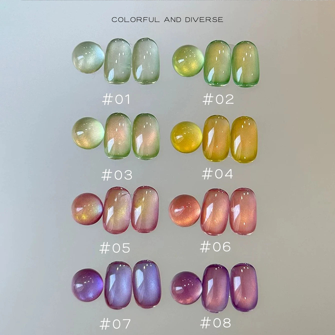 MIANEL 12ML 2026 Maillard Black Brown Cat Eye Gel Nail Polish Black Nails White Nails Nail Art Red Nails 1-21pcs