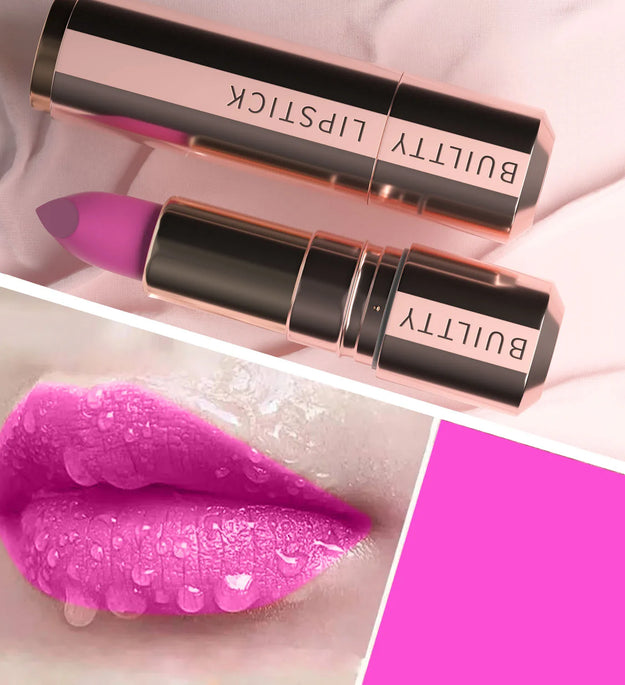 Matte Lipsticks Long Lasting Pink Red Lipstick Waterproof Natural Nude Moisturizing Hydrating High Pigmented Smooth Velvet