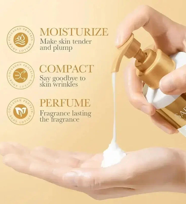 Collagen Milk Bleaching Face Body Cream Whitening Skin Moisturizing Lotion Lightening Care