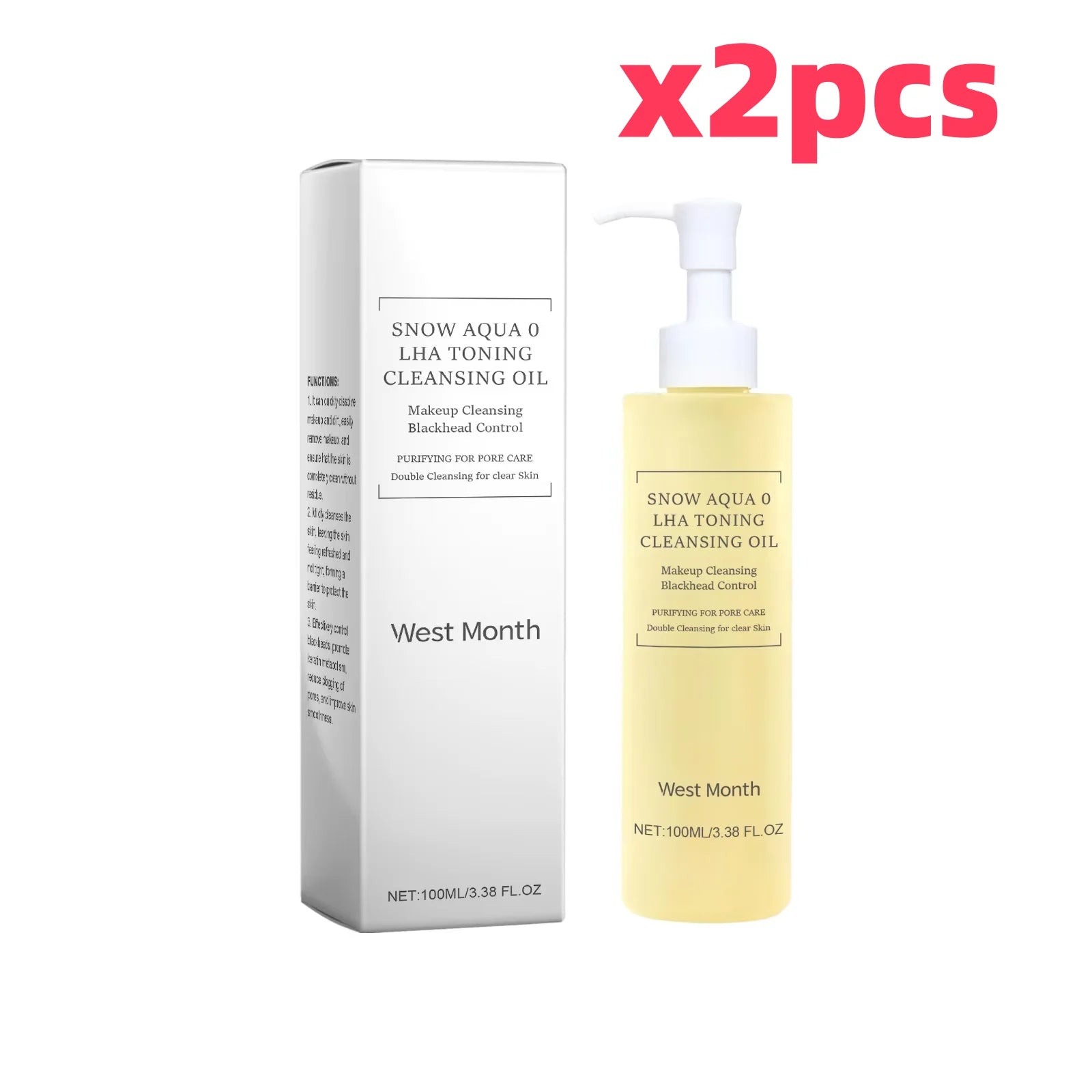 Facial Cleansing Oil Deeply Clean Pores Moisturizing Refresh Nourishing Gentle Toning Makeup Remover Liquid Sensitive Skin Care