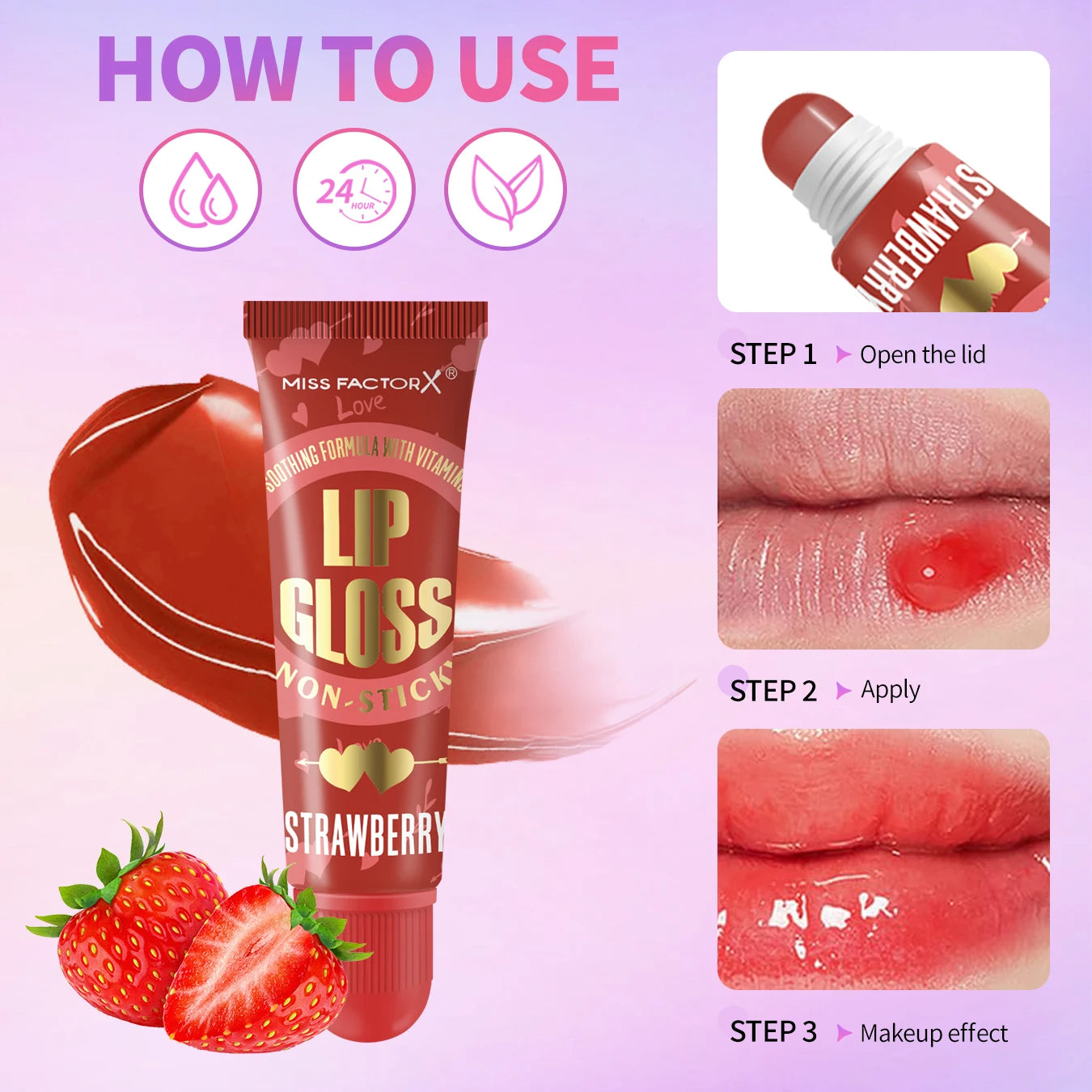 6-piece Moisturizing Lip Oil Set - Long lasting Gloss Effect, Portable Travel Kit, Thanksgiving and Christmas Gift