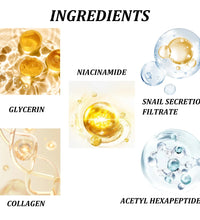 Snail Peptide Eye Cream stick reduce Dark Circles Eye Bags Firming Brightener Anti aging nourishing moisturize Eye Cream - BlissFully