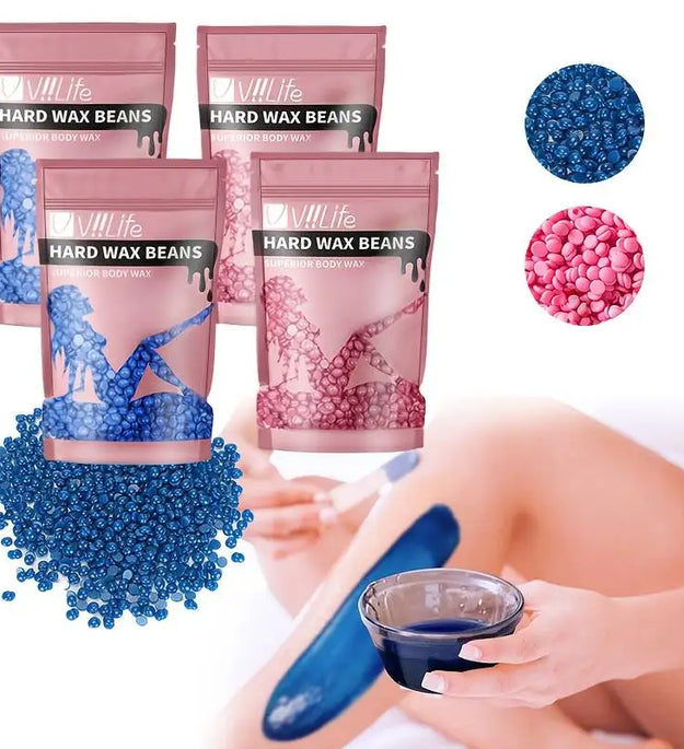 Wax Beans Solid Hair Remover No Strip Depilatory Hot Film Hard Wax Bead Hair Removal for Body Eyebrow Bikini Face Leg