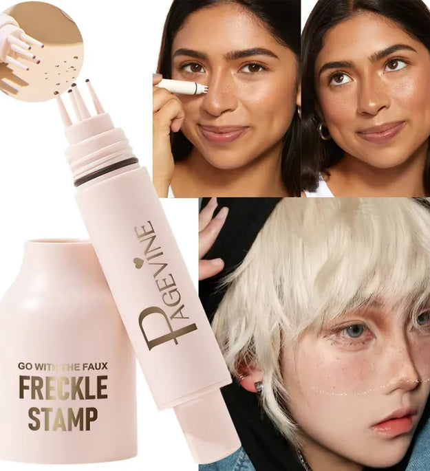 Facial Freckle Stamp Pencil,Natural Makeup for Freckles,Dark Spots, Moles,Waterproof,not easy to fade Concealer,Feminine Contour