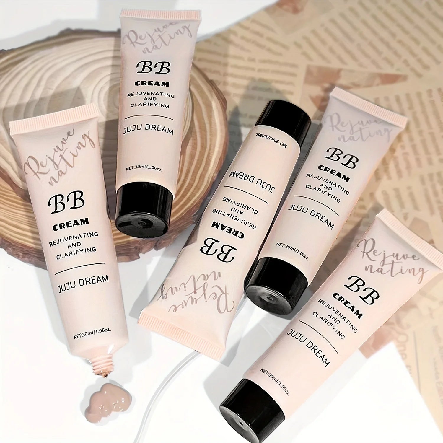 Natural Concealer BB Cream, moisturizing and nourishing, Korean natural translucent primer, long-lasting for all skin types