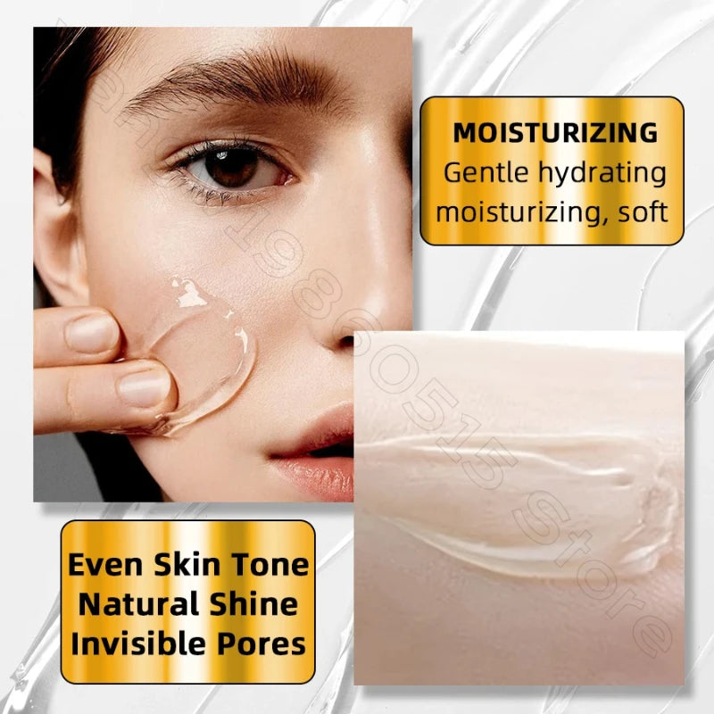 TIMAGE Makeup Primer Isolates Invisible Pores and Brightens Skin Complexion Cream Moisturizing Primer Does Not Take Off Makeup