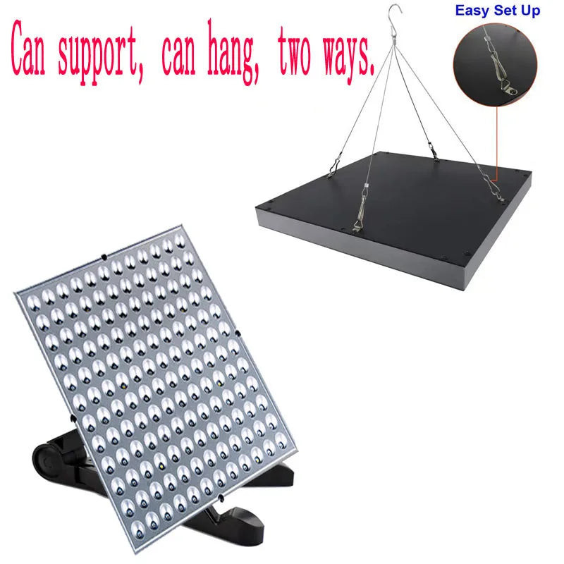 LED red panel light facial anti-aging skin care beauty 144 LED light body physiotherapy tools yoga relaxation lamp - BlissFully