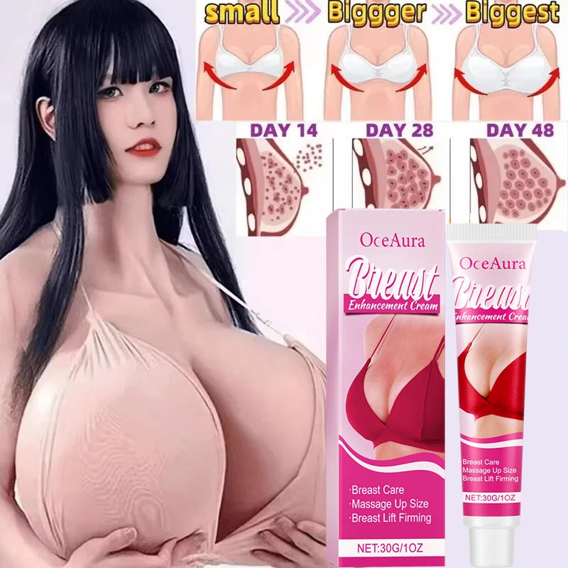 Fast Growth Breast Enlargement Cream Lift Firm Breast Improve Sagging Massage Chest Rapidly Body Moisturizing Smooth Bright Care