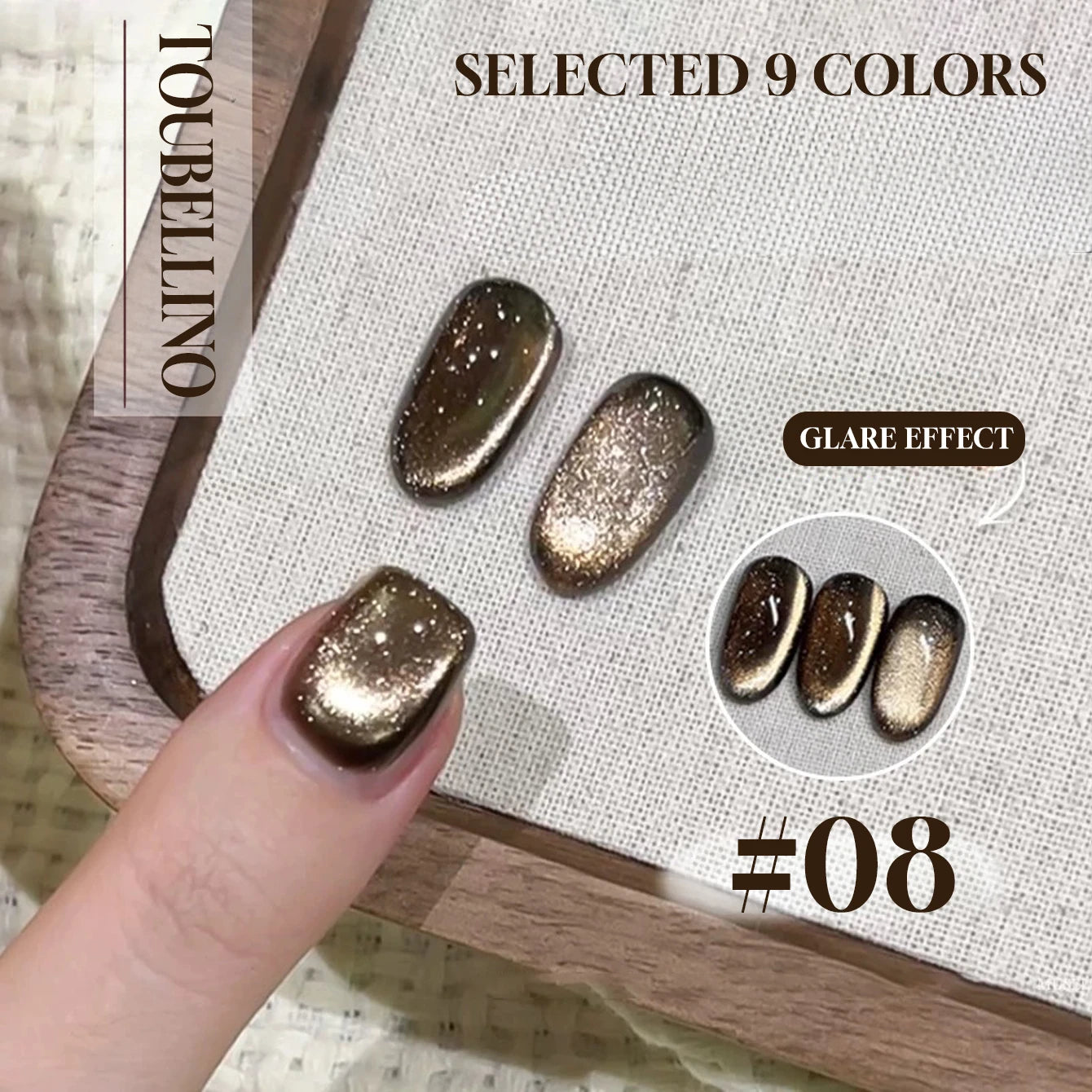 MIANEL 12ML 2026 Maillard Black Brown Cat Eye Gel Nail Polish Black Nails White Nails Nail Art Red Nails 1-21pcs