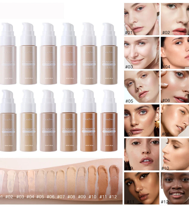 Liquid Foundation Effective Concealer Waterproof Sweat-resistant Makeup Professional Cosmetics