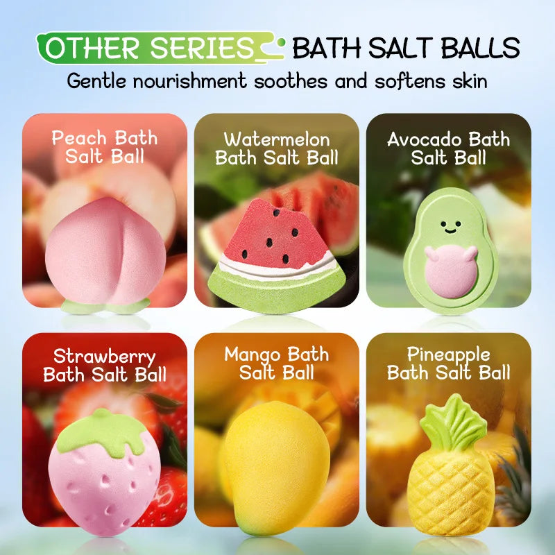Pineapple Scented Bath Salt Balls Floating Ball Clean Fragrant Bath Salt Balls for Aromatic Bathing
