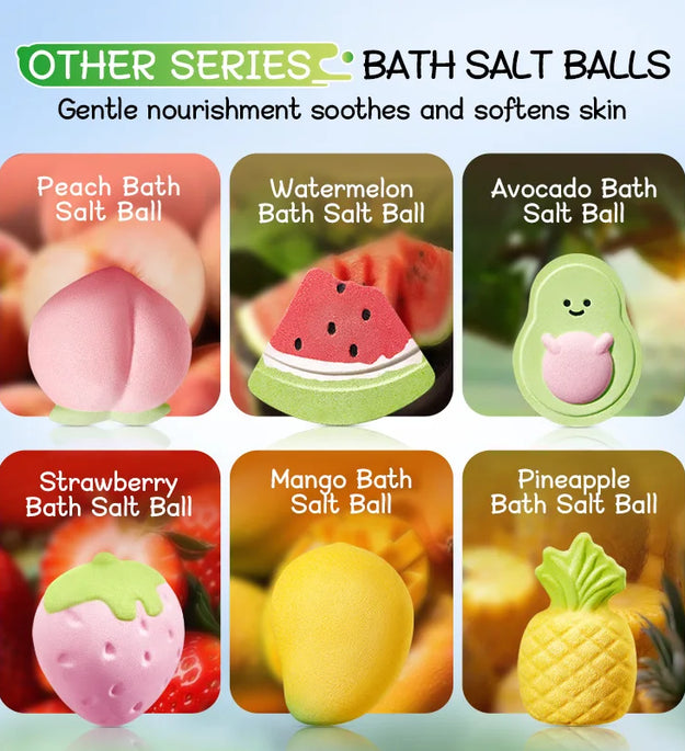 Pineapple Scented Bath Salt Balls Floating Ball Clean Fragrant Bath Salt Balls for Aromatic Bathing