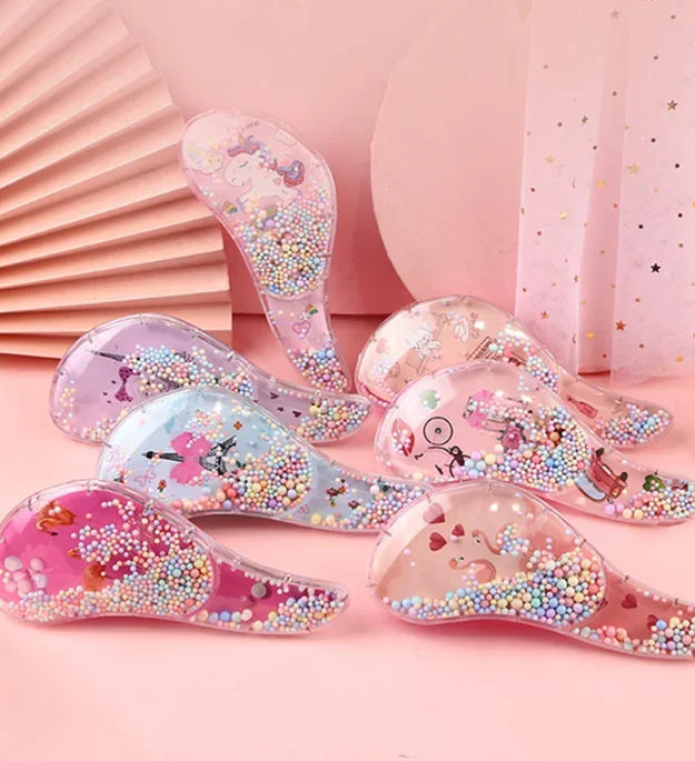 Cartoon Animal Baby Combs High Quality Anti-knot Hair Massager Kids Hair Brushes Hairdressing Comb for Children Adult Hair Care