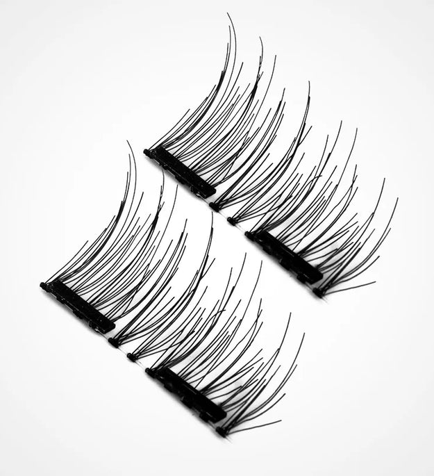 3D Magnetic False Eyelashes Individual Lashes Extension Tools Set Accessories Mink Fake Eyelash Makeup Cosmetics With 2/3 Magnet