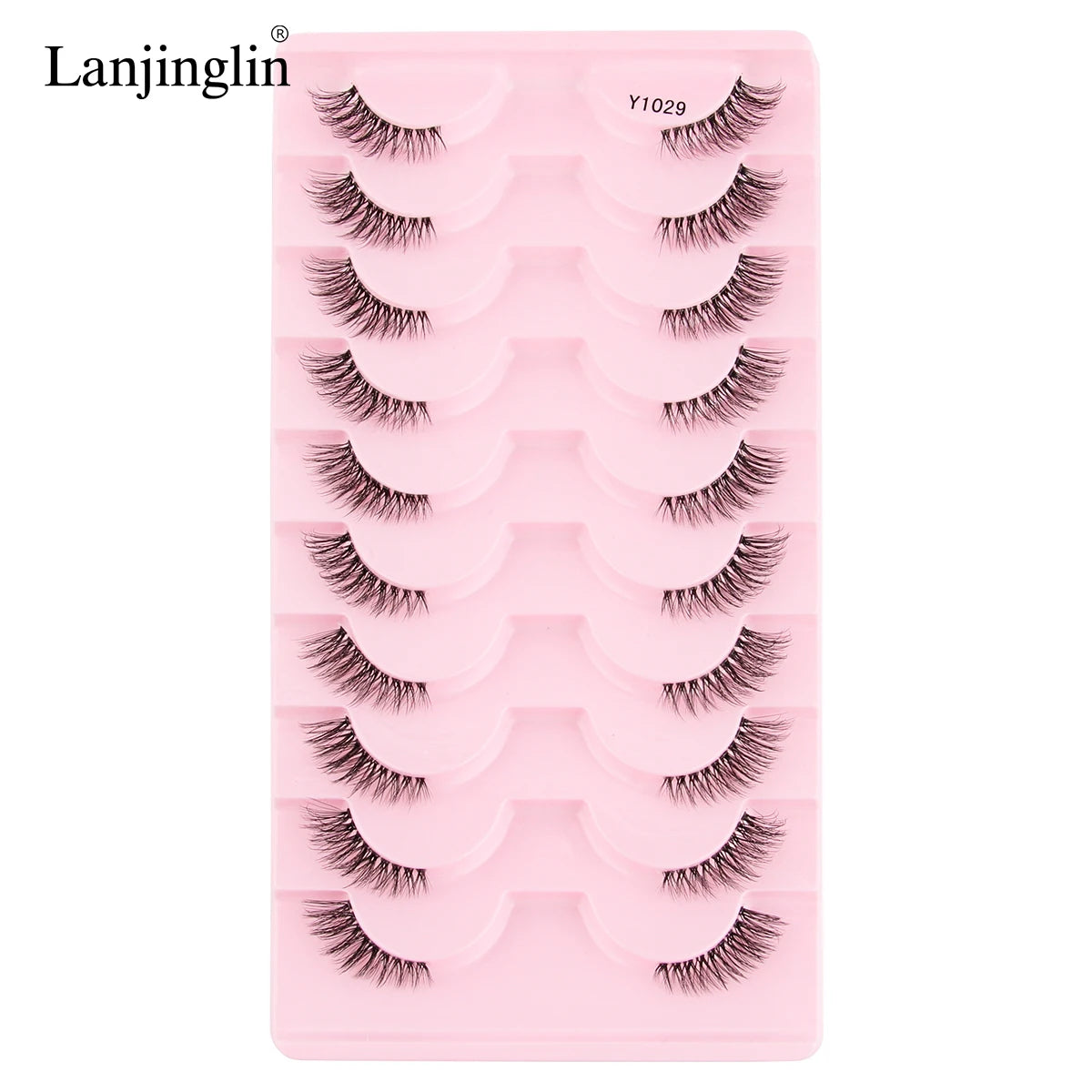Fake Lashes 3/10 Pairs Half Lashes Cat Eye Natural Long Wispy 3D Mink Eyelash Reusable Makeup Tool Faux Cils maquillaje Cílios