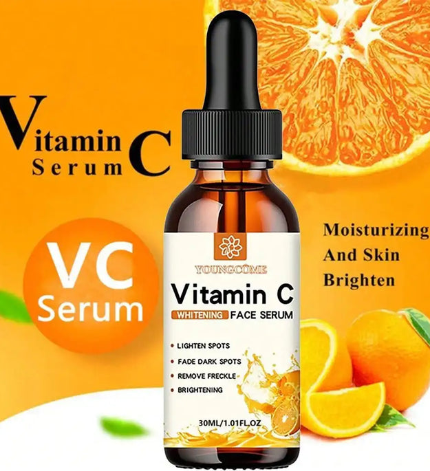 Vitamin C Facial Essence Contains Hyaluronic Acid Dark Spot Remover Moisturizing Repair Anti-aging Essence Facial Skin Care 30ml