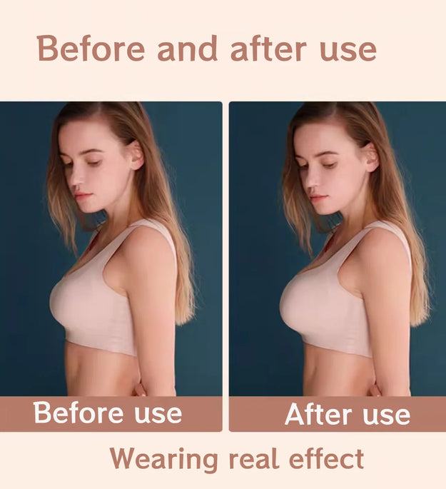 3cm Sexy Thick Latex Breast Pads, Breast Inserts for Lift and Enhancement, Bra Pads for Breast Enlargement, Removable Underwear Breast Accessories Suitable for Swimwear and Bikinis