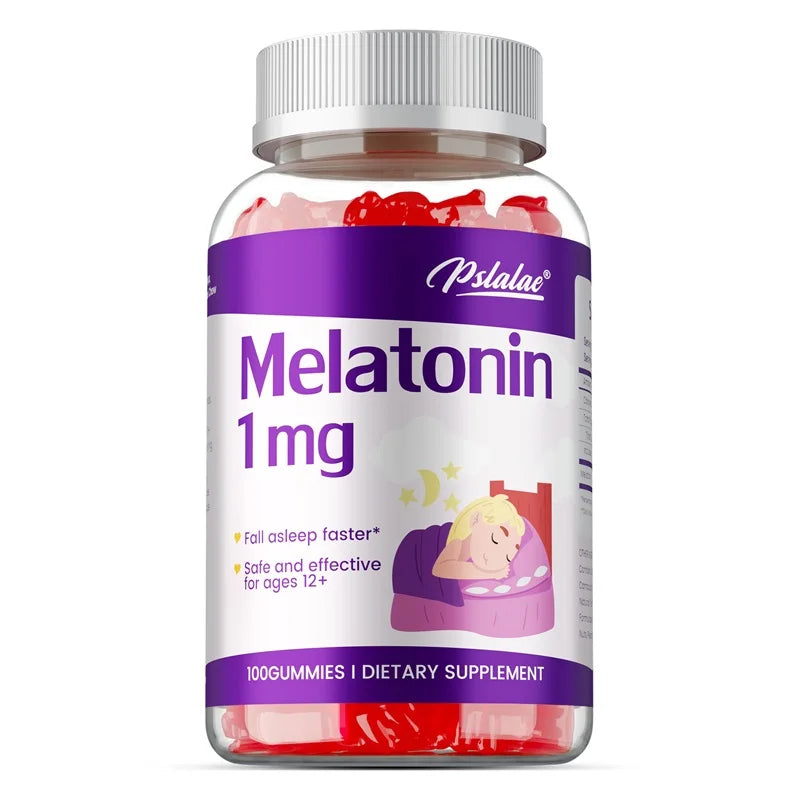 Melatonin Gummies 1mg - Children's Sleep Aids Promote Healthy Sleep, Help Children Fall Asleep Faster, and Increase Energy